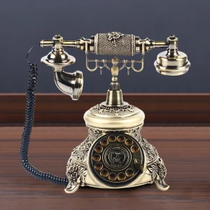 Vintage Phone Antique Rotary Dial Telephone Retro Landline Decor Old Fashioned